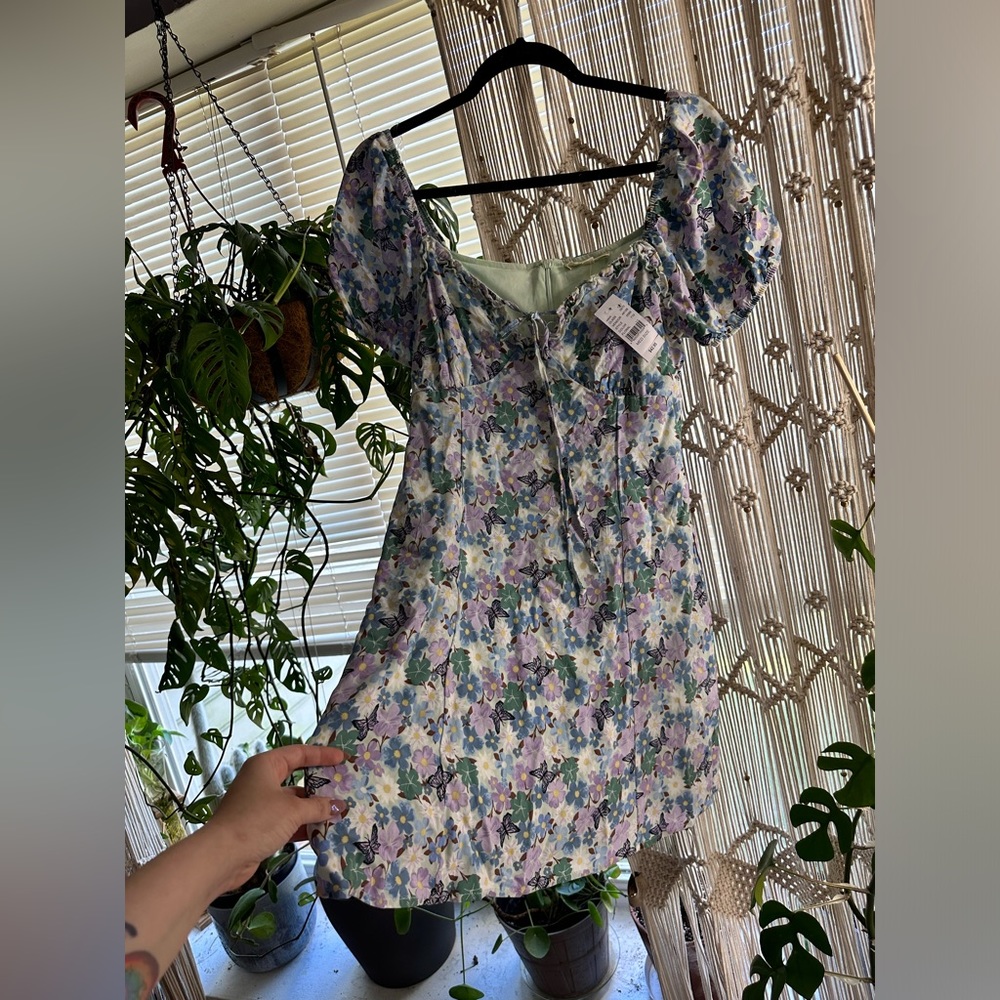 Floral pacsun mini dress M